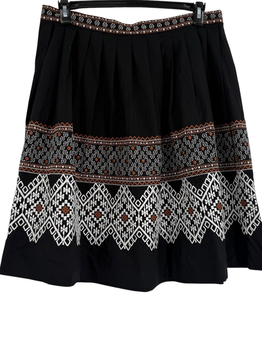 Tasha Polizzi Collection Embroidered Western Cowgirl Aztec Southwestern Skirt XL